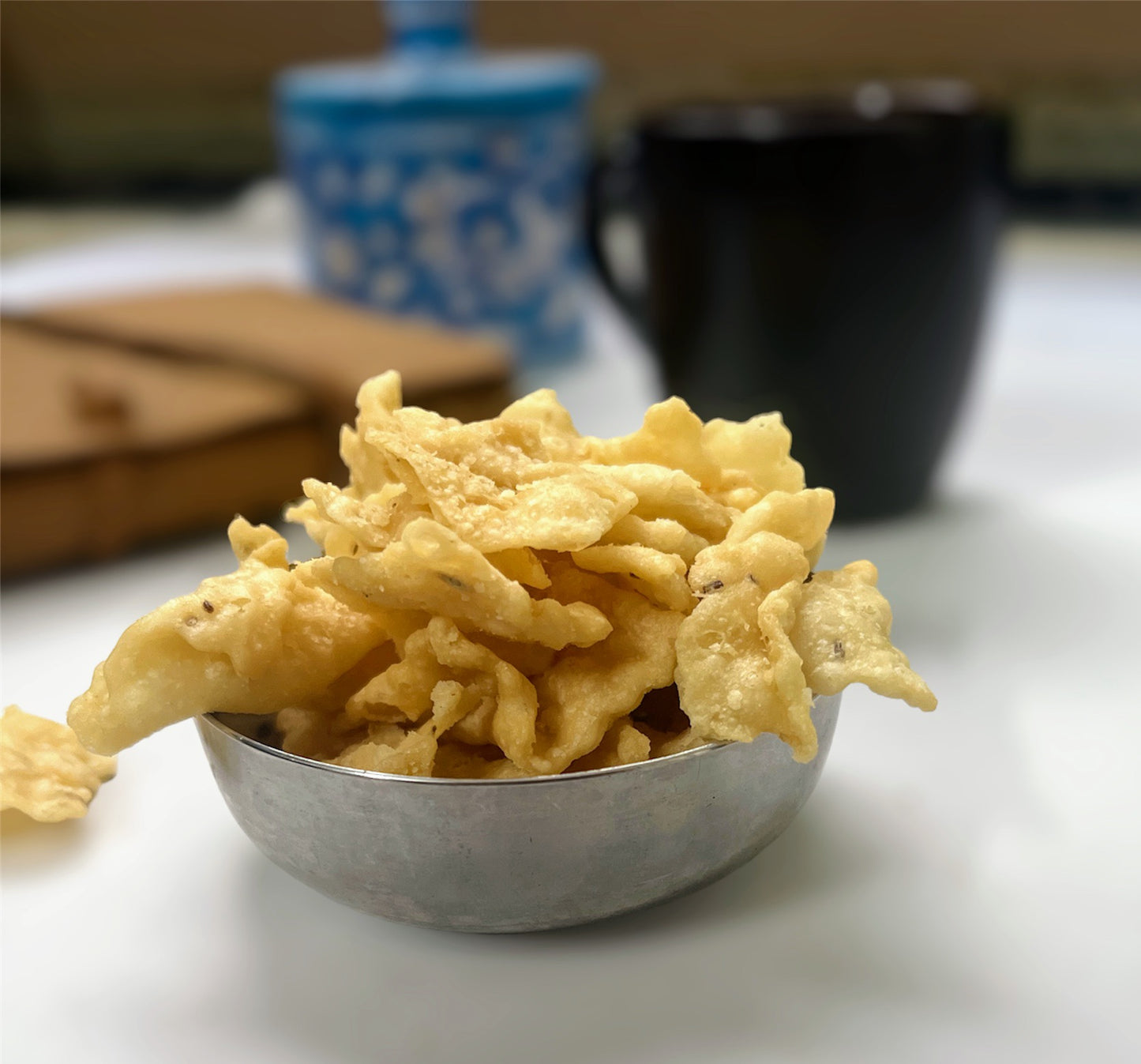 Salted Shankarpale | traditional crispy snack | best tea time snack