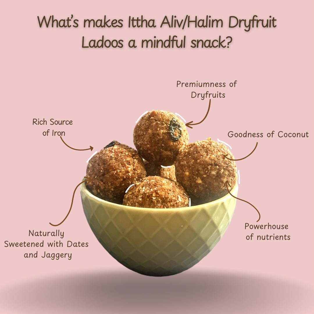 Halim (Garden cress seeds) Ladoo | Aliv Ladoo